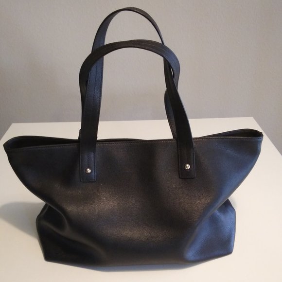 Furla Black Saffiano Leather Shoulder Bag - Picture 4 of 13